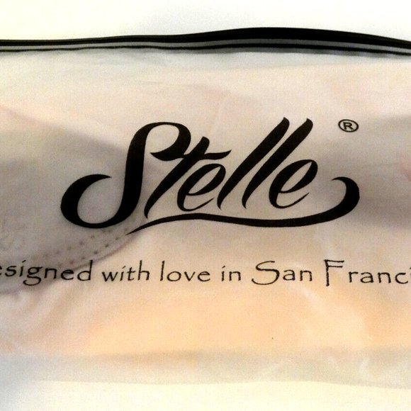 Stelle Women Ballet Dance Shoe Yoga Pink Slippers 6MB Leather Tie Non-Skid NWT - Picture 4 of 7